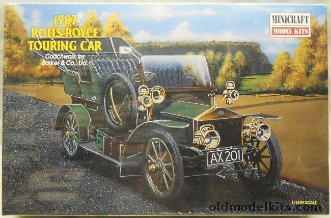 Minicraft 1/16 1907 Rolls Royce Touring Car, 11215 plastic model kit